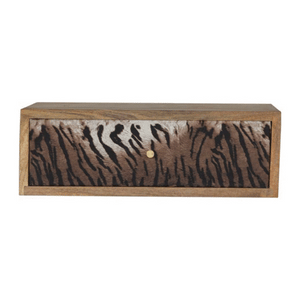 Wall Mounted Animal Print Bedside