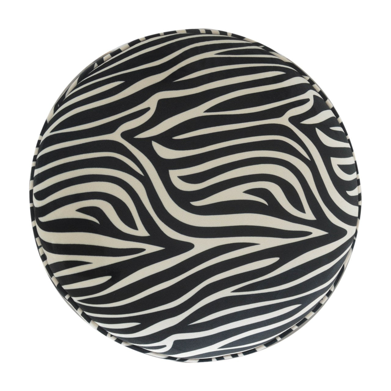 Zebra Nordic Style Footstool