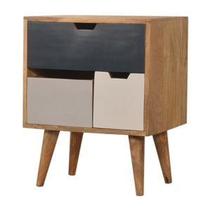 Navy Multi Bedside with Removable Drawers