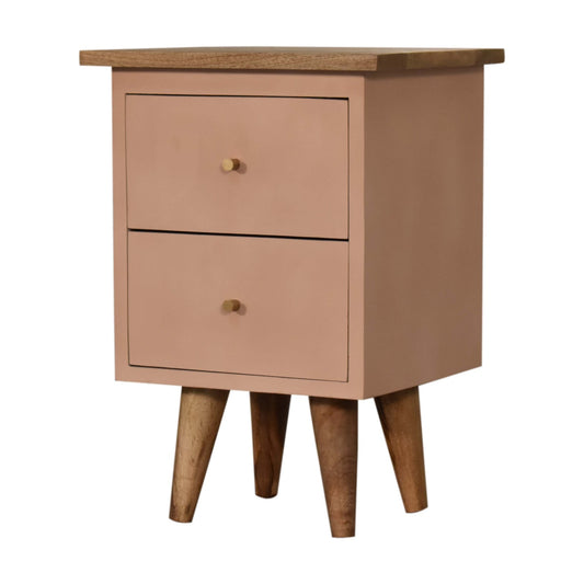 Blush Pink Hand Painted Bedside