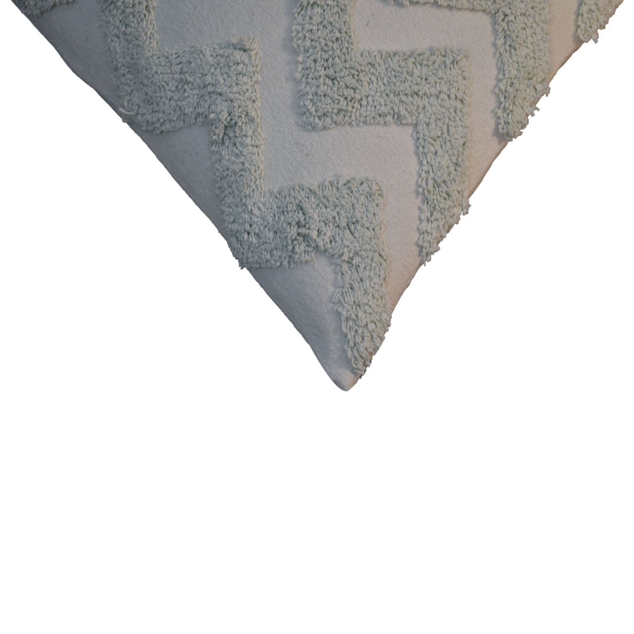 Sea Green Zig-zag Cushion Set of 2