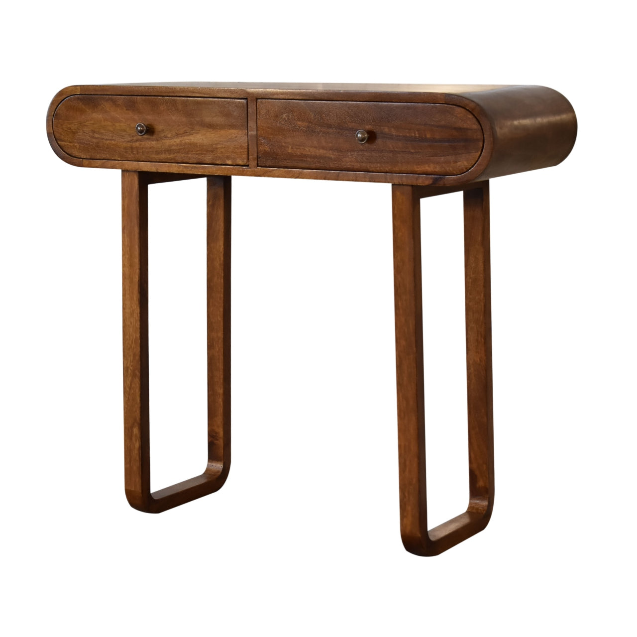 IN2112 - Stone Finish Bedside with Glazed Door