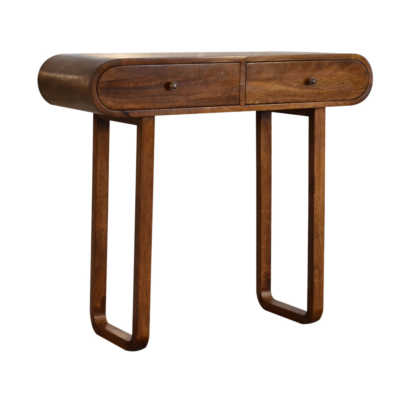 IN2112 - Stone Finish Bedside with Glazed Door