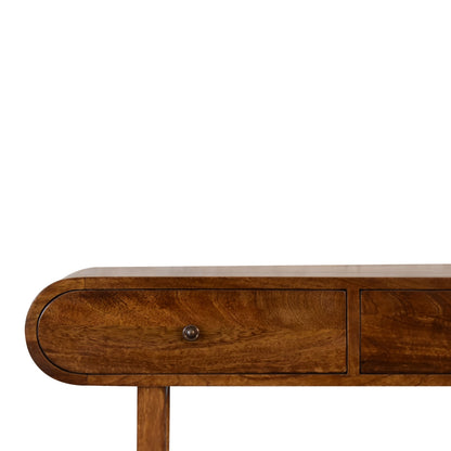 IN2112 - Stone Finish Bedside with Glazed Door