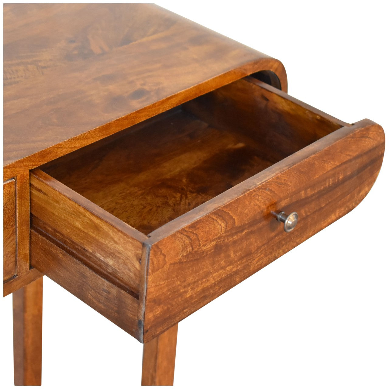 IN2112 - Stone Finish Bedside with Glazed Door