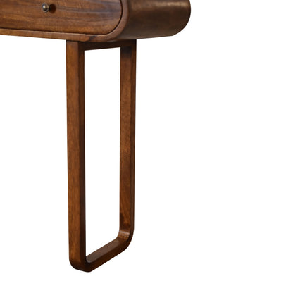 IN2112 - Stone Finish Bedside with Glazed Door