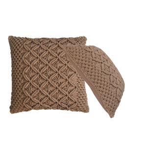 Lira Cushion Set of 2 - Coffee