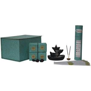 Cupped Back Flow Burner Fountain Set