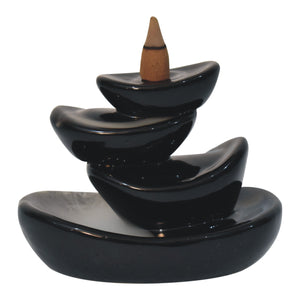Cupped Back Flow Burner Fountain Set