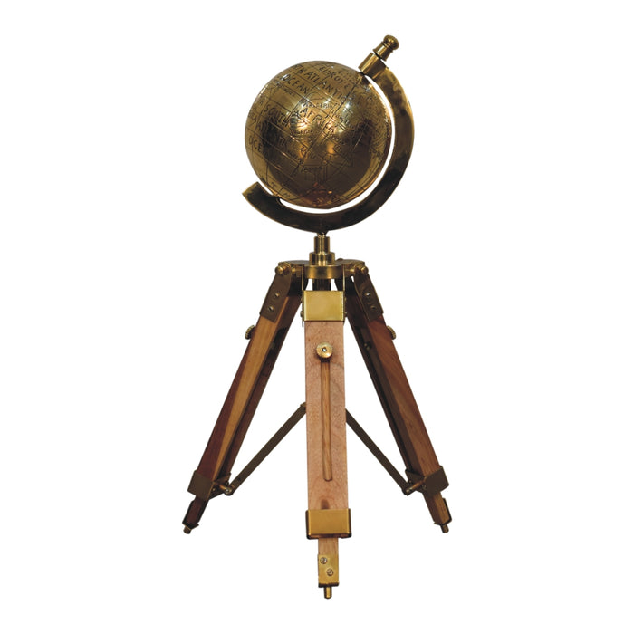 Brass Antique Tripod Globe