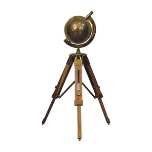 Brass Antique Tripod Globe