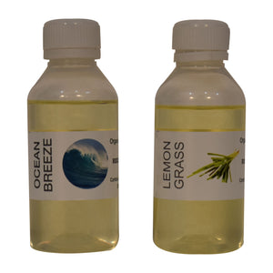 Anka Cut Glass Bottle Diffuser Set (Lemon Grass & Ocean Breeze)