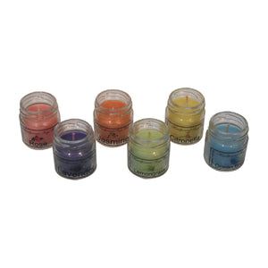 Mini Candle Set of 6 (Lemongrass, Lavender, Rose, Citronella, Jasmine and Ocean Breeze)