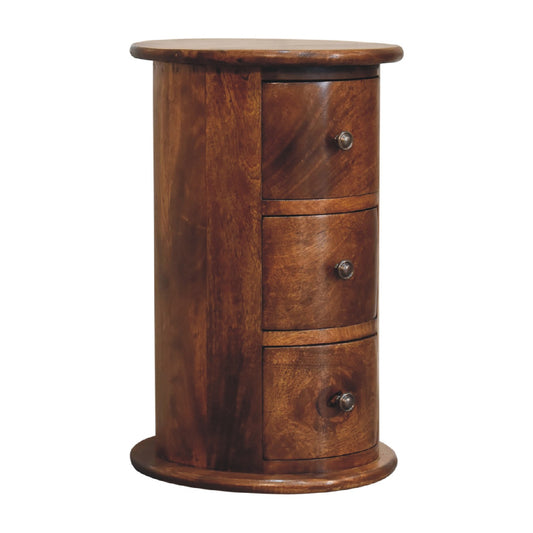IN3310 - Mini Chestnut Drum Chest