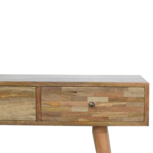 Patchwork Patterned Console Table