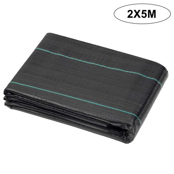 Luxury Garden Party 2*5M Polypropylene Weeding Cloth Black