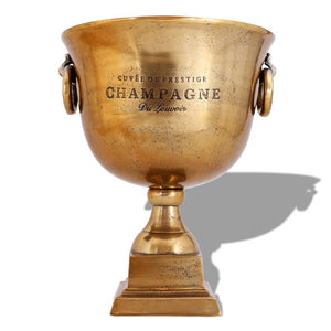Luxury Trophy Cup Champagne Cooler Copper Brown