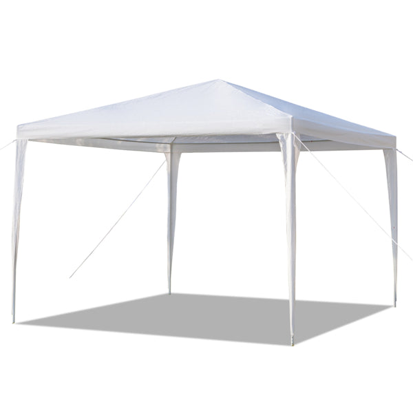 Luxury Garden Party 3 x 3m Waterproof Tent with Spiral Tubes White