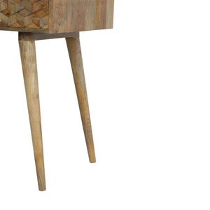 Cube Carved Writing Desk - SPECIAL OFFER PRICING LIMITED STOCK