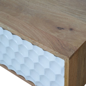 Honeycomb Carved Coffee Table - SPECIAL OFFER PRICE LIMITED STOCK