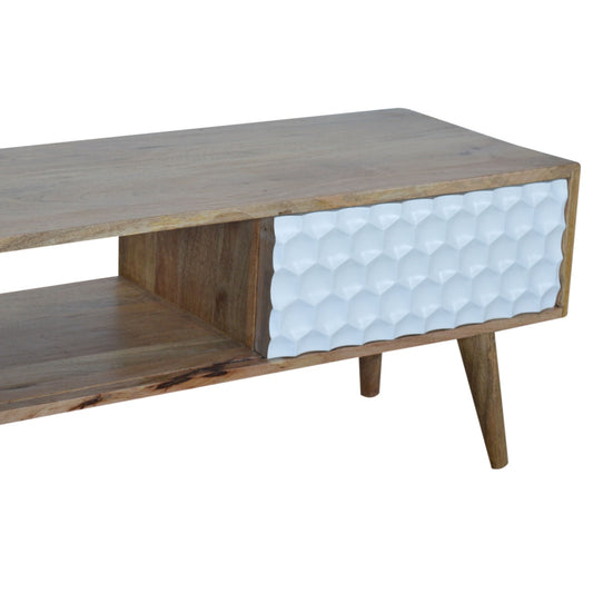 Honeycomb Carved Coffee Table - SPECIAL OFFER PRICE LIMITED STOCK