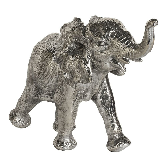 Silver Elephant Figurine Set of 6 pieces